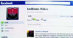 A complaint lodged by a resident on the Facebook account of the Ludhiana police.