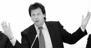 Imran Khan, leader of the Tehrik-e-Insaf Party