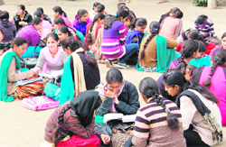 Students seem to be coping up with the examination stress by adopting effective time management and a positive approach.