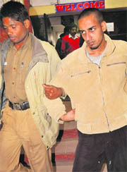 Sandeep Singh, who was arrested by the police in Chandigarh on Tuesday. 