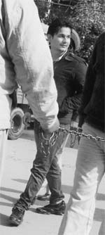 The undertrial who attacked a photo-journalist on the premises of the district courts at Mohali on Wednesday.