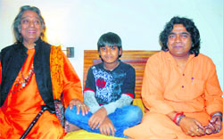 L-R Purna Chandra Das, Alingan Das and Dibyendu Das