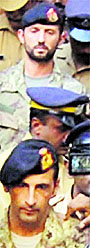 Italian Marines being taken to a court in Kollam on Thursday