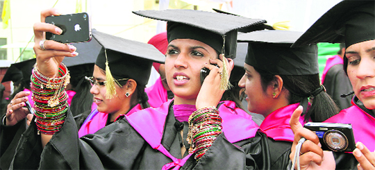 Nearly 700 students of Lyallpur Khalsa College were conferred master's degree during a convocation held in Jalandhar on Saturday. Dr Renu Batra, joint secretary, University Grants Commission, awarded degrees to students