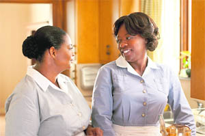 Viola Davis (right) and Octavia Spencer have been nominated in the Best Actress and Best Supporting Actress categories for their roles in The Help 