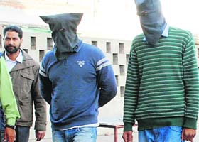The accused in police custody in Amritsar on Sunday