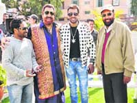 Team Effort: L-R Rana Ranbir, Deep Dhillon & Manmohan Singh Photo: Parvesh Chauhan
