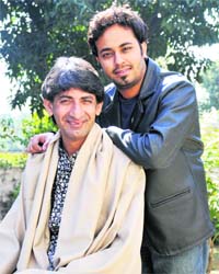 Legacy bearers: Saeed Zafar Khan with Sohail Photo: Pradeep Tewari