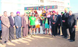Participants of the annual sports meet, which concluded at Global Institutes in Amritsar 