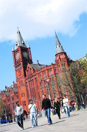 Victoria building at  the university