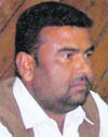 Yusuf Chand during a meeting at the DC complex in Jalandhar 