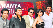 On shoot: Cast of Shootout at Wadala
