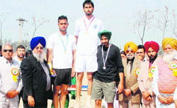 The winners of the annual athletics meet of Sree Ram College, Dalla