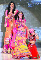 Sushmita Sen walks for Nishka Lulla
