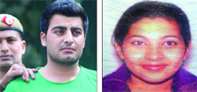 Accused Omid Milad Hussain Khill, victim Paimana Khanger .