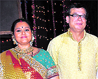 Supriya Pathak and Rajeev Mehta