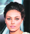 Homely one: Mila Kunis