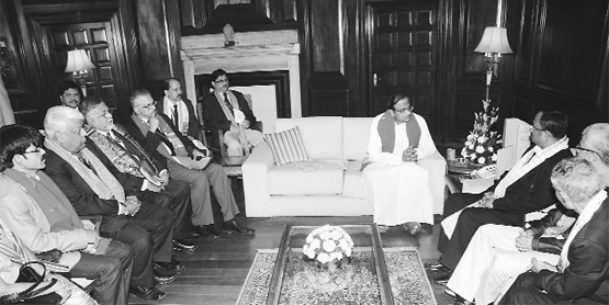 No State is in a position to deal alone with complex issues involving internal security. The file picture shows Union Home Minister P. Chidambaram with leaders of the United Liberation Front of Asom (ULFA)