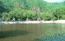 A view of the Renuka Lake