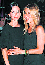 Courteney Cox and Jennifer Aniston