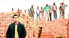 Sandeep Kapoor during a song shoot of Nabbbeyy