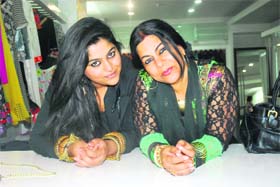 CUT TO CUT: (L-R) Megha and Pragya Samor. Photo: S. Chandan