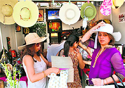Choose from a variety of hats