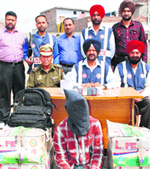 A thief in police custody in Amritsar