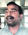 Lalit Yadav, the main accused in the BSP candidate shooting case, in police custody in Dehradun on Monday