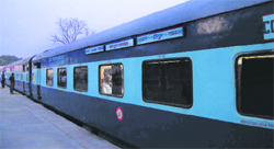 The newly launched Haridwar-Ramnagar Express.