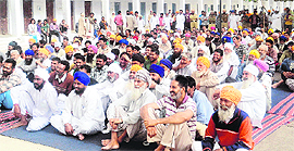 Inmates during an awareness camp.