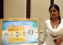 Arpanpreet Kaur, 24, is an accomplished artist and takes her work seriously