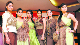 Students of INIFD sport the designer duos creations