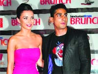 Two for joy: Amy Jackson with Prateik