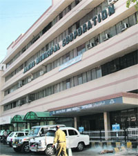 The municipal corporation office in Jammu. 