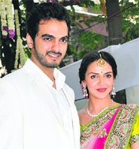 Bharat Takhtani and Esha Deol