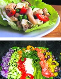Colour of health: Salads are healthy and add zing to a meal