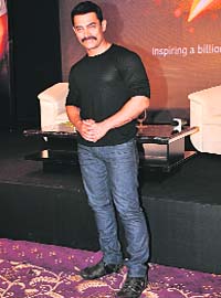 Working hard: Aamir Khan