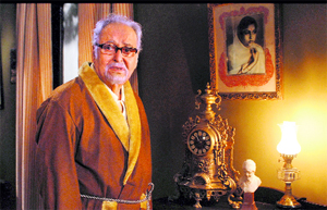 Soumitra Chatterjee  in a still from Dwando