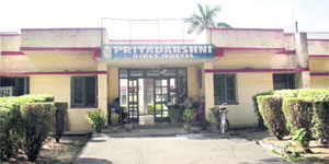 A girls hostel on the University of Jammu campus. 