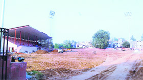 A file photo of Guru Nanak Stadium, Amritsar, which is among the several stadiums being renovated and equipped with floodlights