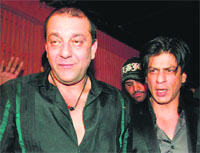 Shah Rukh Khan and Sanjay Dutt