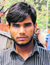 Nawab Ali in police custody. With his arrest several cases of chain snatching in the city have been solved. 