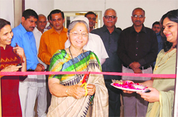 Sarla Chahal inaugurates a state-of-the-art gym at the girls hostel of Murthal university.
