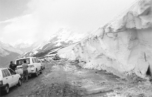 Traffic in high-altitude regions has increased, leading to a rise in the temperature. 