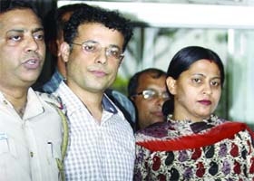 The Delhi police on Wednesday arrested the doctor couple accused of torturing its 13-year-old maid