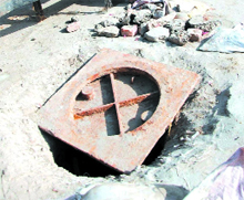 The labourers, who had gone inside this manhole in Sirki Bazar, fell unconsious after inhaling toxic gases in Bathinda on Thursday.