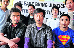A group of Ladakhi students in Jammu