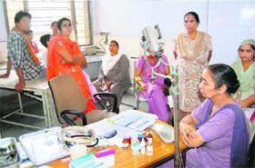 A file photo of patients waiting for the doctor at the ENT and Orthopaedic Department of Civil Hospital, Amritsar