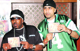 Rapper Shortie(L) and Dr. Zeus